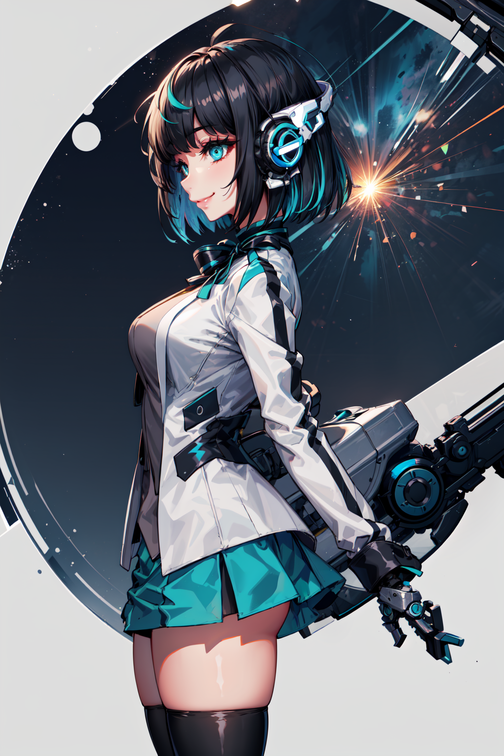 00502-939320617-masterpiece,best quality,1girl,KamenIzu,(black hair),aqua eyes,(aqua hair_0.9),(headgear),(humagear headphones),mechanical ears,.png